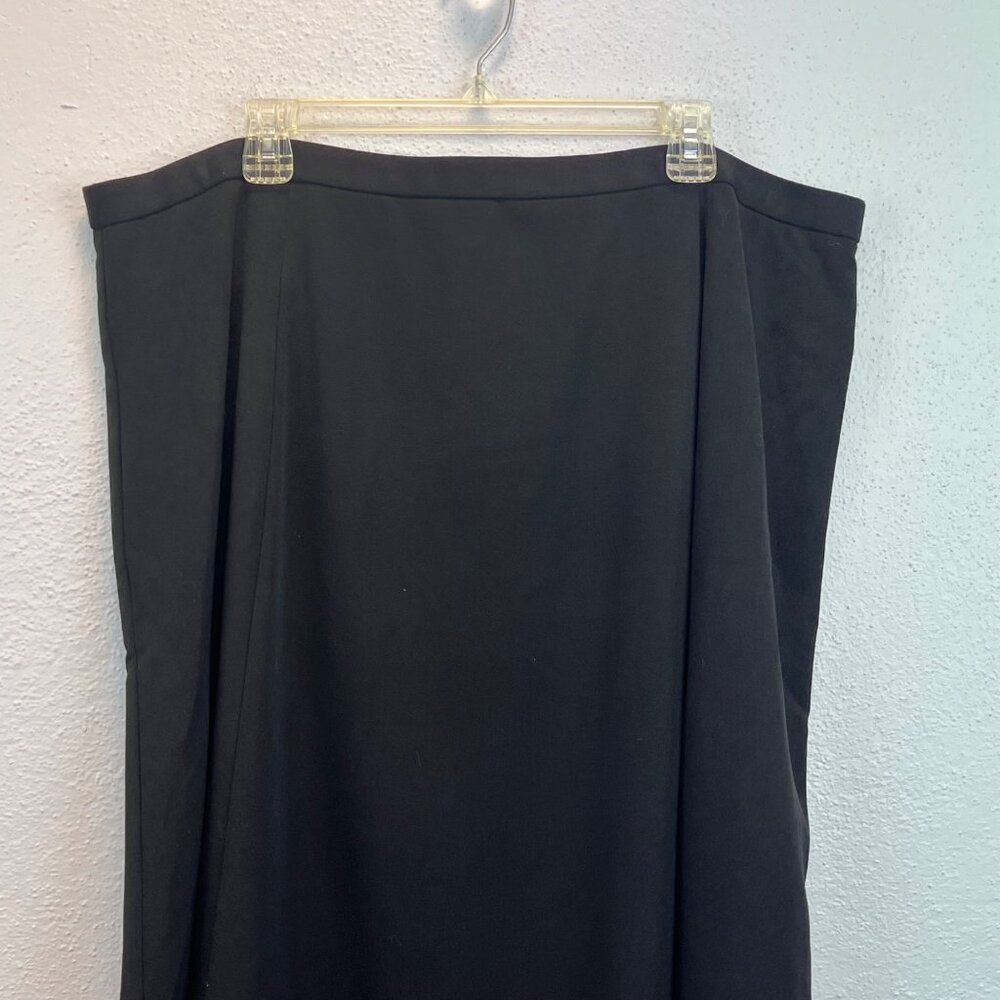 Sag Harbor Women's Black A Line Skirt - Size 20W - Picture 3 of 7